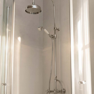 Retro Exposed Shower with Hand Shower, Riser and 20cm Shower Head