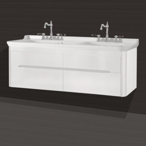 Waldorf Wall Hung Cabinet for Double Basin