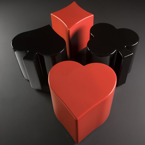 Artwork Hearts Table
